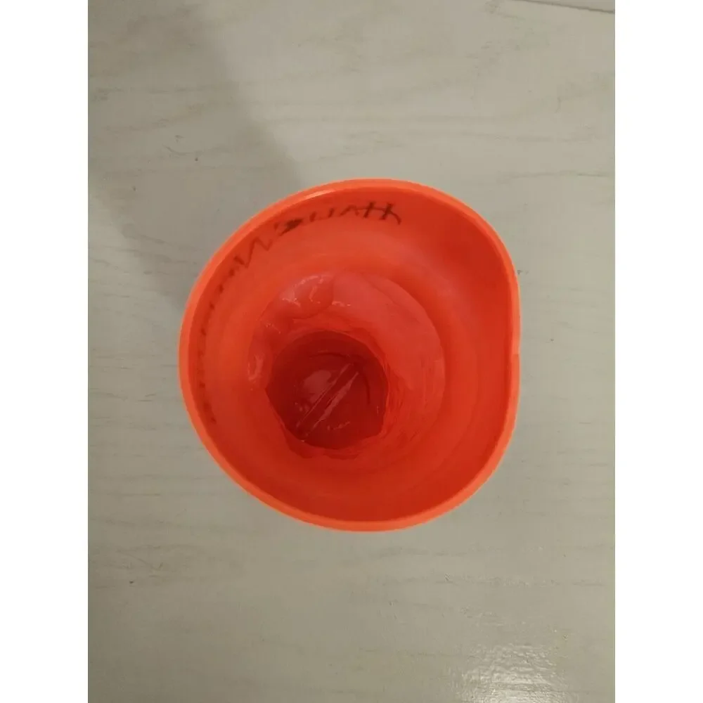 Cedar‎ Point Halloweekends Orange Skull Plastic Cup - NO Straw